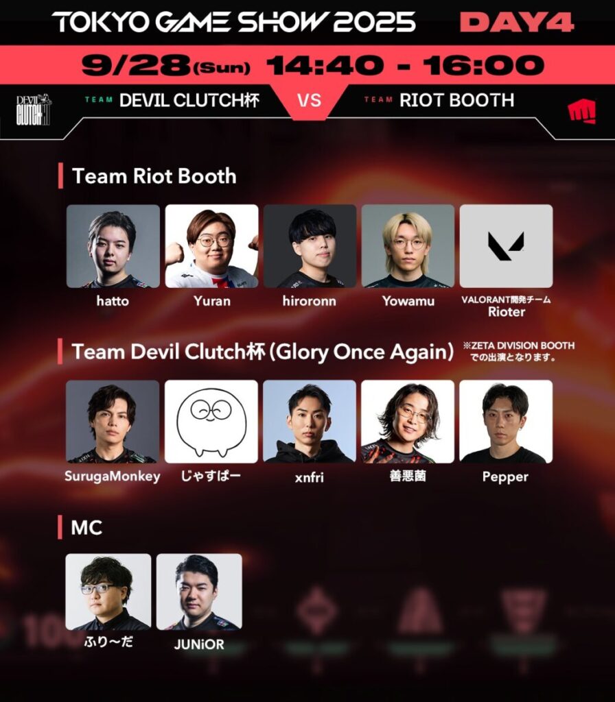 TGS2025 VALORANT day4